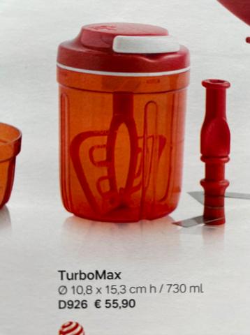 🍄 Tupperware  NIEUWE Turbomax    beschikbaar voor biedingen