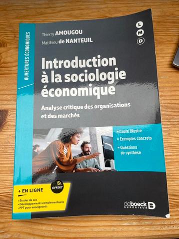 Introduction à la sociologie économique - de Nanteuil beschikbaar voor biedingen