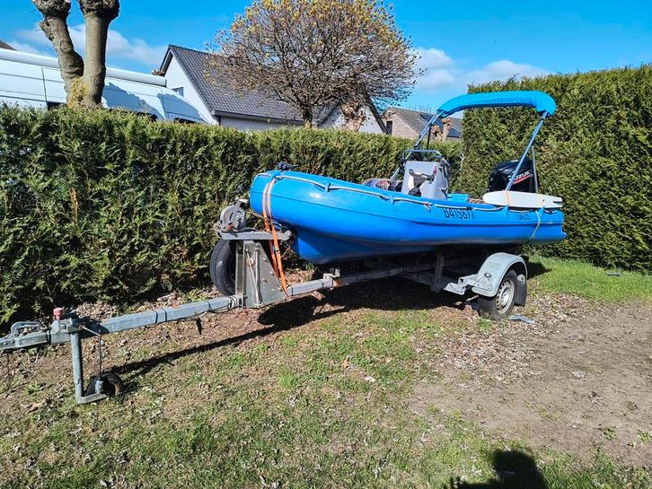 Fun yak whaly 390 met 2020 suzuki 30pk efi 4T, Watersport en Boten, Vis- en Consoleboten, Gebruikt, 10 tot 30 pk, 3 tot 6 meter
