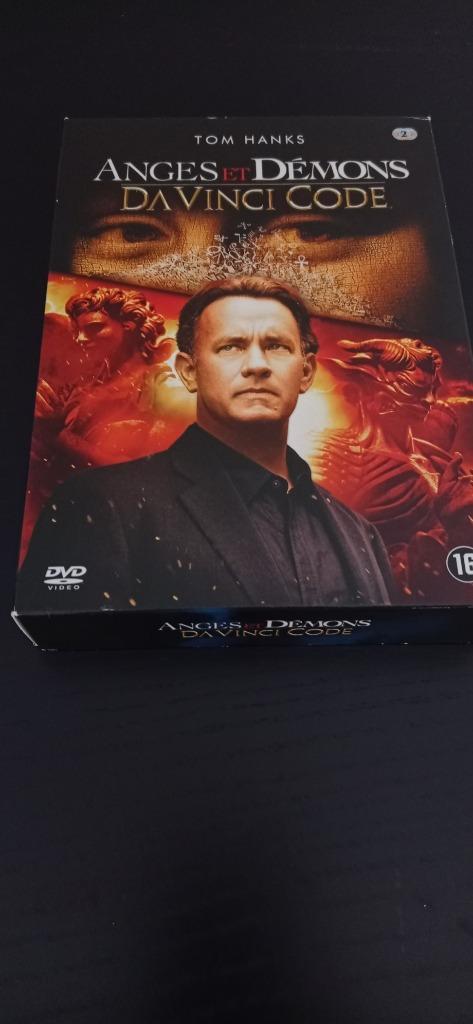 Coffret 2x DVD: Da Vinci code + Ange et démon., CD & DVD, DVD | Thrillers & Policiers, Comme neuf, Thriller d'action, Coffret