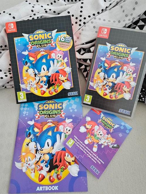 Sonic Origins Plus + Artbook + Code Nine Collector's Edition, Games en Spelcomputers, Games | Nintendo Switch, Nieuw, Platform