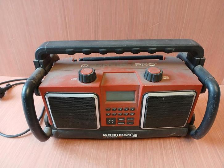 Bouwradio / Werfradio PerfectPro Workman, Audio, Tv en Foto, Radio's, Gebruikt, Bouwradio, Ophalen of Verzenden