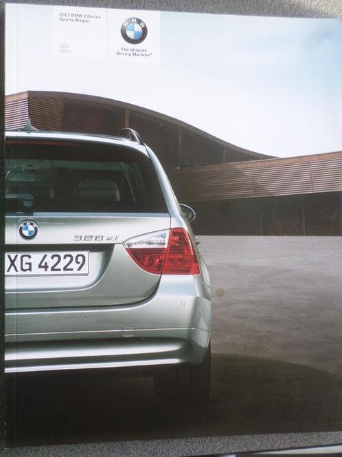 BMW Serie 3 Touring 2007 Brochure, Boeken, Auto's | Folders en Tijdschriften, BMW, Verzenden