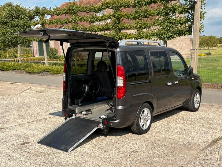 ♿️Fiat Doblo 1.3D Rolstoel Invalide Mindervalide TPMR, Auto's, Fiat, Bedrijf, Te koop, Doblo, Aangepast voor mindervaliden, Airbags