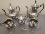 Towle silverplate: verzilverd koffie-/theeservies (5-delig), Ophalen, Zilver