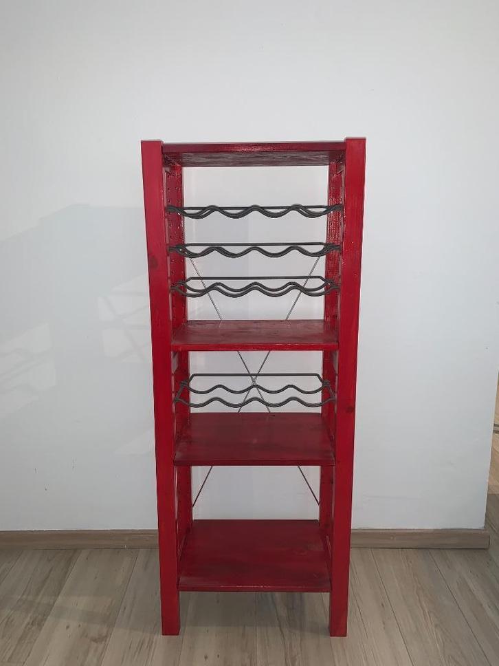 Wijnrek Ikea, Huis en Inrichting, Woonaccessoires | Wijnrekken, Zo goed als nieuw, 75 cm of meer, Hout, 15 tot 25 flessen, Ophalen