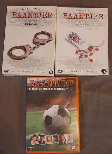Dvd-boxen Baantjer, seizoen 2 & 9 + moord op de middenstip  beschikbaar voor biedingen