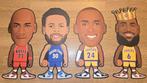 Personnages basketteurs Jordan Curry Koby Bryant LeBron Jame