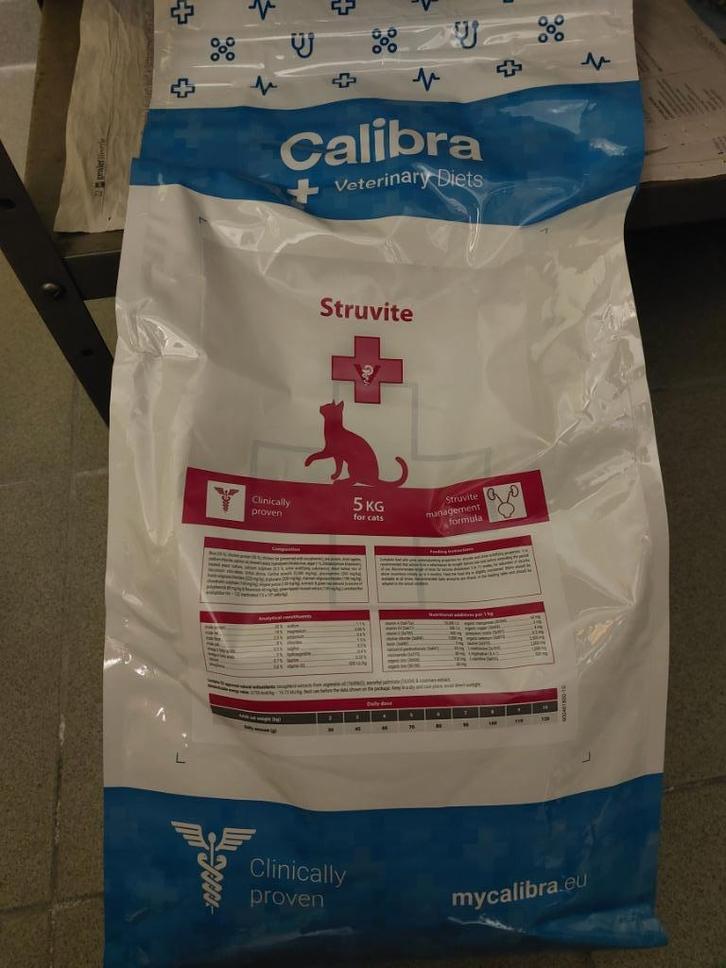 Calibra "Struvite" Veterinary "Diets" 5kg./zak, Dieren en Toebehoren, Dierenvoeding, Kat, Ophalen