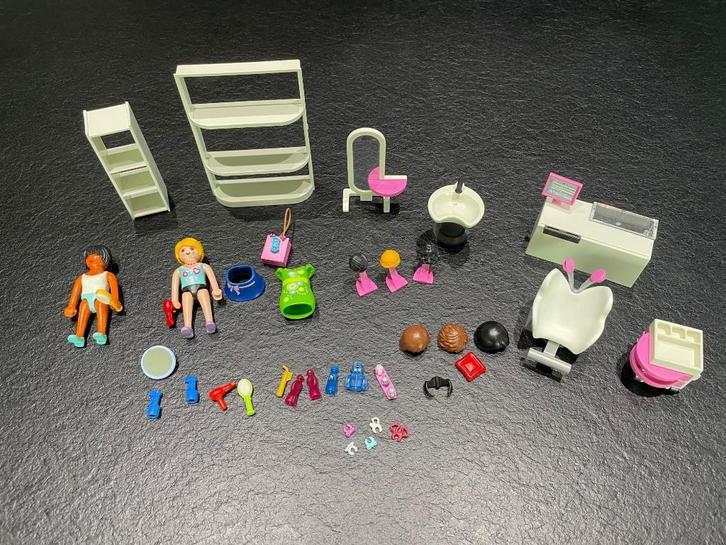 Playmobil salon de coiffure - 5487, Kinderen en Baby's, Speelgoed | Playmobil, Gebruikt, Complete set, Ophalen of Verzenden