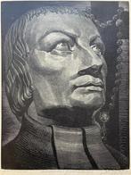 Houtsnede Victor Delhez (1901-1985) Grignion de Montfort, Antiek en Kunst, Kunst | Etsen en Gravures, Ophalen of Verzenden