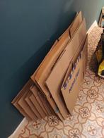 Caisses en carton – une douzaine – à donner, Enlèvement, Utilisé