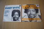 2 x 45t vinyles "Barry White" 1974, Cd's en Dvd's, Vinyl | R&B en Soul, Gebruikt, Ophalen of Verzenden