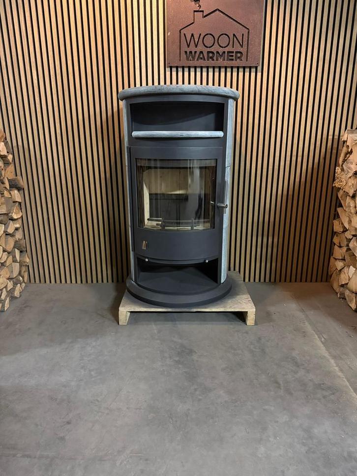 25228 Poêle en stéatite Drooff 9 kW, Maison & Meubles, Poêles, Utilisé, Autoportant, Poêle à bois, Bois, Enlèvement