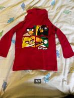 supermooie rode rolkraag Angry Birds maat 104 - 4 jaar, Kinderen en Baby's, Ophalen of Verzenden, Zo goed als nieuw, Shirt of Longsleeve