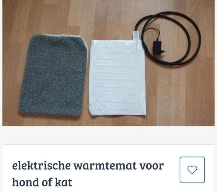 Warmtemat voor hond of kat, Dieren en Toebehoren, Katten-accessoires, Zo goed als nieuw, Ophalen