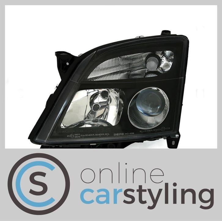 Zwarte heldere Koplampen Opel Vectra C1, Auto-onderdelen, Verlichting, Opel, Nieuw, Ophalen of Verzenden