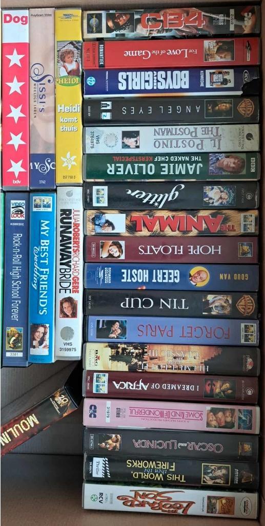 VHS Lot allerlei 6 (zie foto's voor titels), CD & DVD, VHS | Film, Comme neuf, Enlèvement ou Envoi