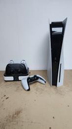 PlayStation 5 Disc Edition 5 To + station de recharge +3 con, Enlèvement, Playstation 5