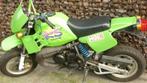 zeldzame kawasaki ks 80cc minibike op motorplaat, Fietsen en Brommers, Gebruikt, Ophalen of Verzenden, 80 cc, Kawasaki