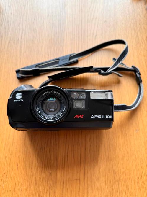 MINOLTA APEX 105 APZ - Appareil photo argentique 35mm zoom, Audio, Tv en Foto, Fotocamera's Analoog, Zo goed als nieuw, Compact