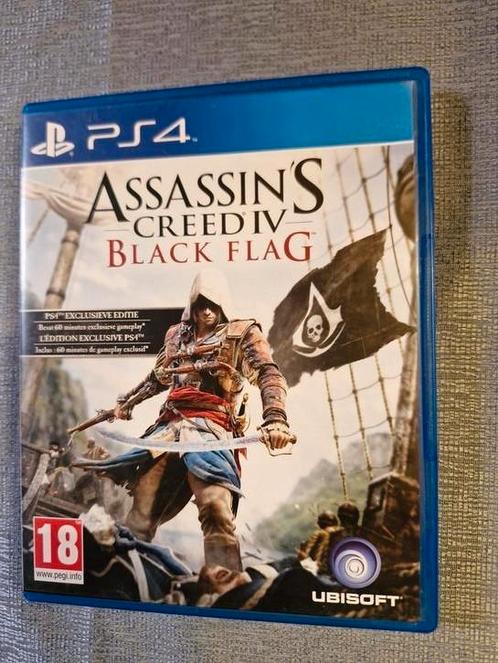 Assassin's Creed IV : Black Flag, Games en Spelcomputers, Games | Sony PlayStation 4, Zo goed als nieuw, Avontuur en Actie, Vanaf 18 jaar