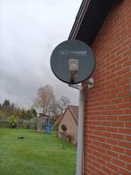 Schotelantenne tv Vlaanderen + 4 decoders, Ophalen, Zo goed als nieuw, (Schotel)antenne