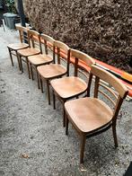 Chaises en bois « vintage ou de café », Enlèvement, Utilisé, Bois, Cinq, Six Chaises ou plus