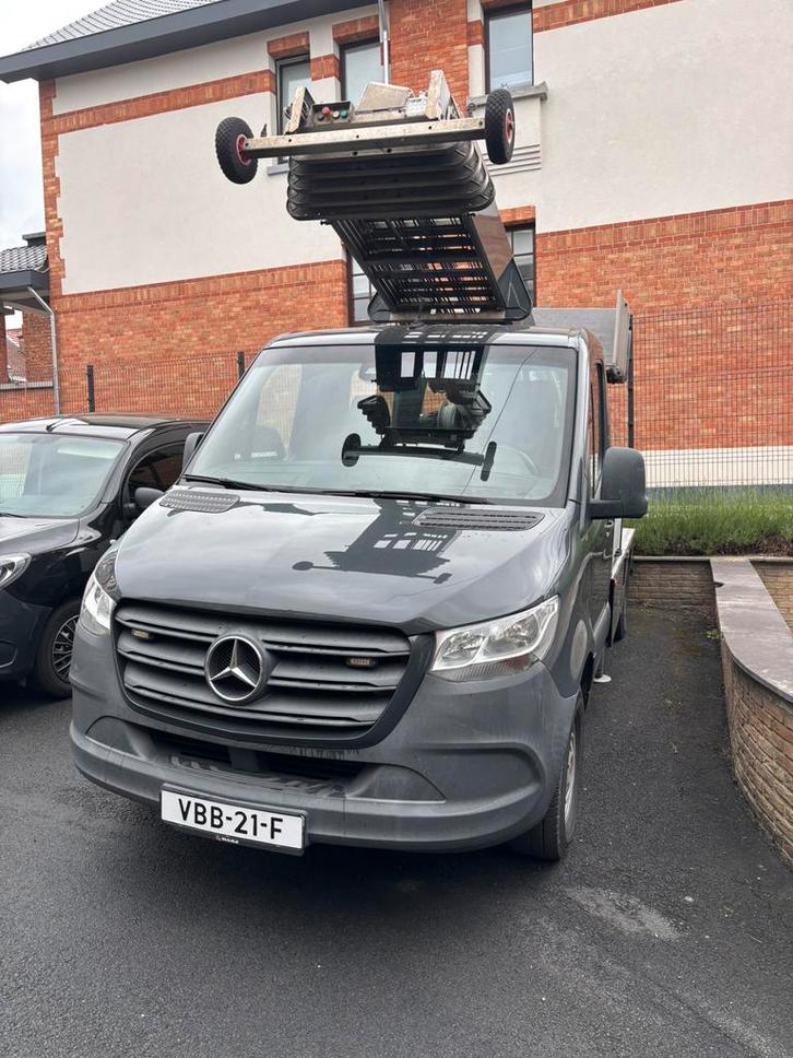 Bocker verhuislift op Mercedes Sprinter uitstekende staat, Auto's, Bestelwagens en Lichte vracht, Particulier, ABS, Achteruitrijcamera