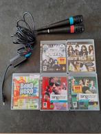 PS3 SINGSTAR PACK 2 MICRO + 5 GAMES, Ophalen of Verzenden, Zo goed als nieuw, Muziek