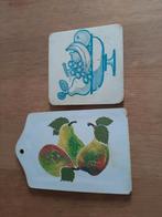 Vintage snijplankjes retro set decoratief, Huis en Inrichting, Keuken | Keukenelementen, Ophalen of Verzenden