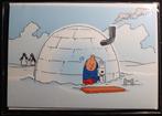 Carte postale sous blister : PAP - Igloo Tintin, Ophalen of Verzenden