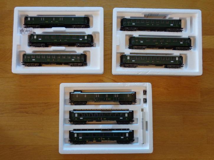 Marklin ho SBB CFF Lot de 3 Coffrets 42383, 384 et 385., Hobby en Vrije tijd, Modeltreinen | H0, Nieuw, Treinset, Märklin, Ophalen of Verzenden