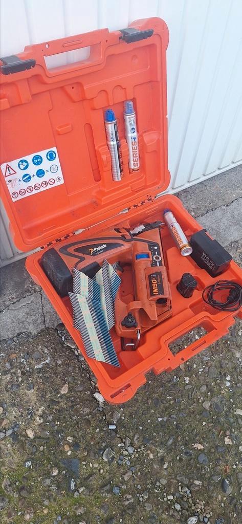 Spijkermachine - Nagelpistool PASLODE IM 90, Doe-het-zelf en Bouw, Gereedschap | Overige machines, Ophalen