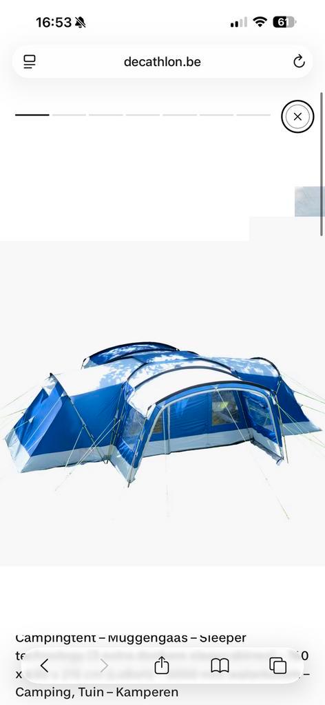 Skandika Nimbus Sleeper – 12-persoons familietent, Caravans en Kamperen, Tenten, meer dan 6, Nieuw, Ophalen
