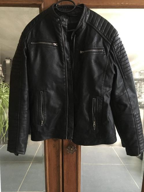 Mooie zwarte jas maat Medium, Kleding | Heren, Jassen | Zomer, Zo goed als nieuw, Zwart, Ophalen of Verzenden