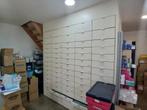 (Apotheek) kasten + glazenplanken, Huis en Inrichting, Kasten | Vitrinekasten, Ophalen, Glas