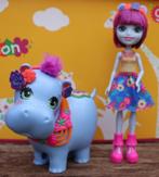 Enchantimals Hedda Nijlpaard en Lake, Kinderen en Baby's, Ophalen of Verzenden, Zo goed als nieuw, Overige typen