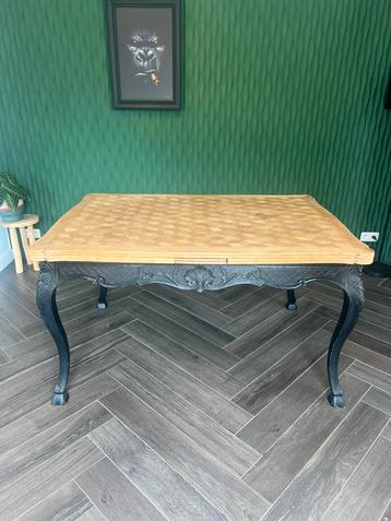 Massieve uitschuifbare tafel 100x140-255 beschikbaar voor biedingen