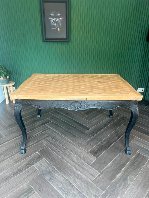 Massieve uitschuifbare tafel 100x140-255, Huis en Inrichting, Tafels | Eettafels, Gebruikt, 100 tot 150 cm, 100 tot 150 cm, Vier personen