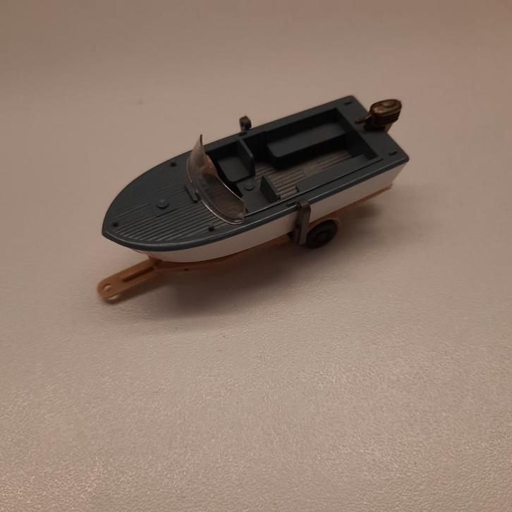 WIKING HO SPEEDBOOT OP TRAILER zgan *VINTAGE*, Hobby en Vrije tijd, Modelauto's | 1:87, Zo goed als nieuw, Overige typen, Wiking