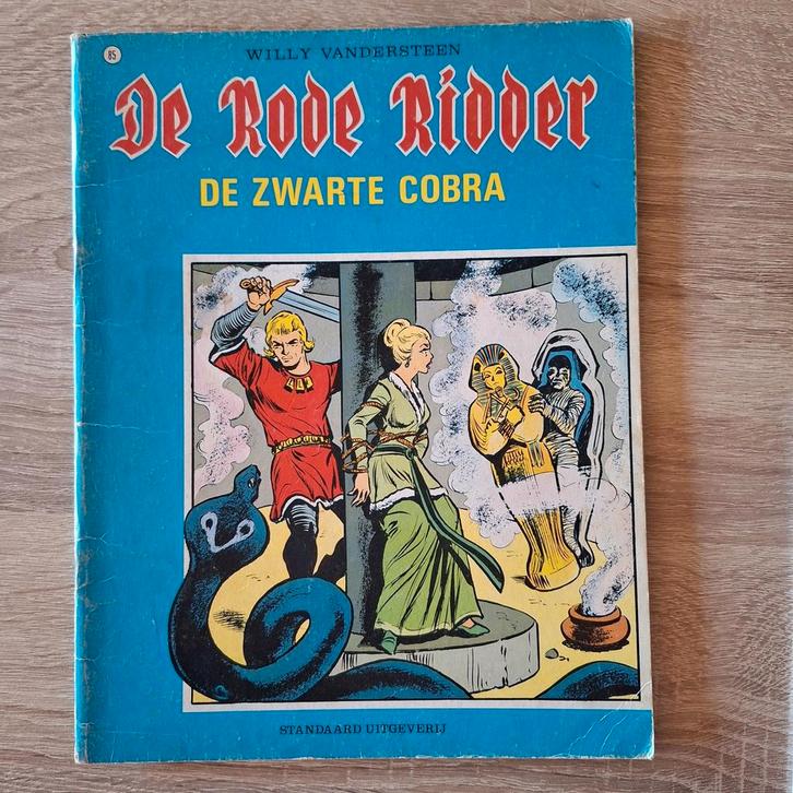 De zwarte cobra/De Rode Ridder, Boeken, Stripverhalen, Gelezen, Ophalen of Verzenden