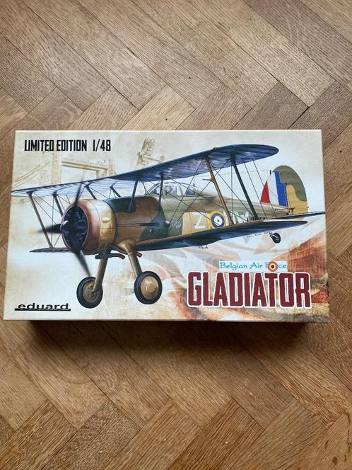 GLADIATOR - BELGIAN AIR FORCE - 1/48, Hobby & Loisirs créatifs, Modélisme | Avions & Hélicoptères, Neuf, Avion, Plus grand que 1:72