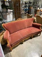 Vitage fauteuil 3 zit, Huis en Inrichting, Ophalen, Gebruikt, Driepersoons, Hout