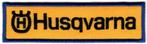 Husqvarna stoffen opstrijk patch embleem #1, Verzenden, Nieuw