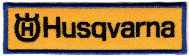 Husqvarna stoffen opstrijk patch embleem #1, Motoren, Accessoires | Overige, Nieuw, Verzenden
