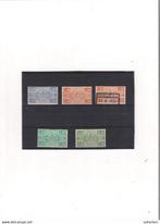 Belgique timbres poste TR 146+147+148+151+209 MH, Neuf, Envoi, Non oblitéré