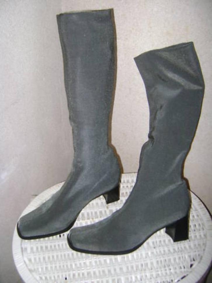 RAGAZZI - laarzen om aan te trekken - 41 - als nieuw, Kleding | Dames, Schoenen, Zo goed als nieuw, Hoge laarzen, Grijs, Ophalen of Verzenden