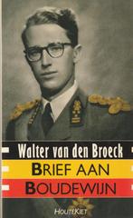 Brief aan Boudewijn Walter van den Broeck, Boeken, Gelezen, België, Ophalen of Verzenden, Walter van den Broeck
