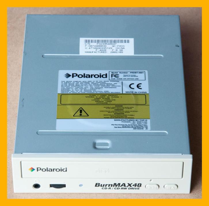 Polaroid BurnMAX48 CD-R / CD-RW Drive, Computers en Software, Optische drives, Cd, Verzenden